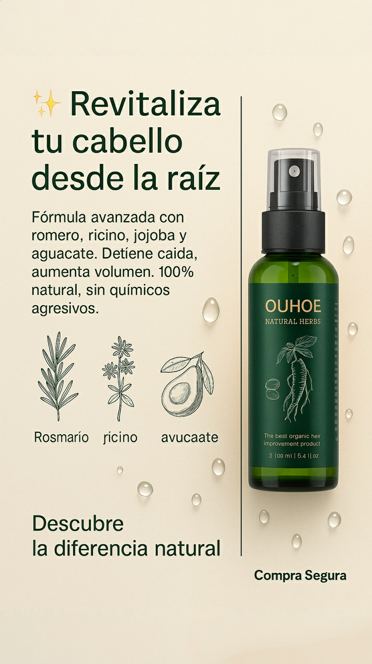 ELIXIR CAPILAR-DETÉN LA CAÍDA DEL CABELLO HOY!