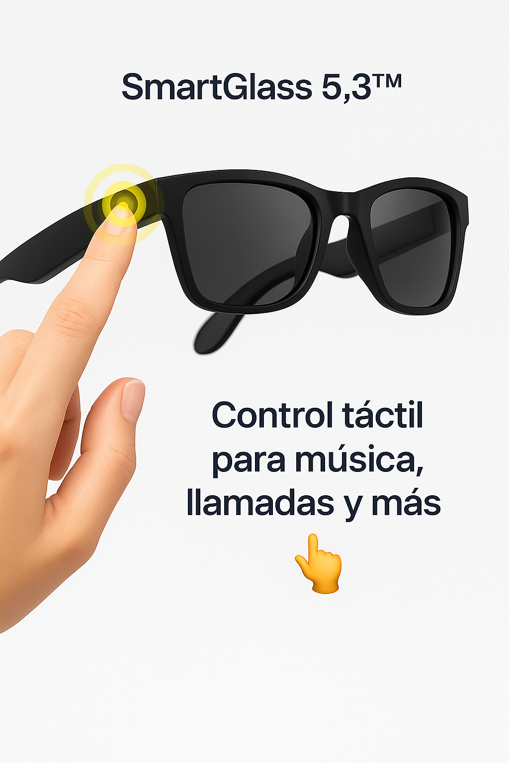 🕶️ SmartGlass 5.3™ – Gafas Inteligentes con Audio Inalámbrico