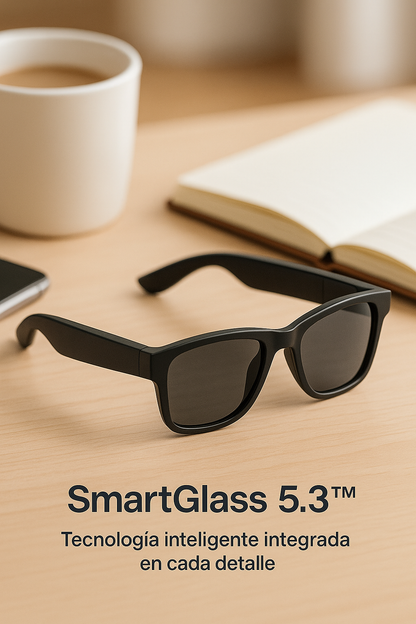 🕶️ SmartGlass 5.3™ – Gafas Inteligentes con Audio Inalámbrico